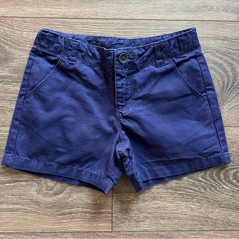Gymboree Navy Blue Chino Shorts, Size 6